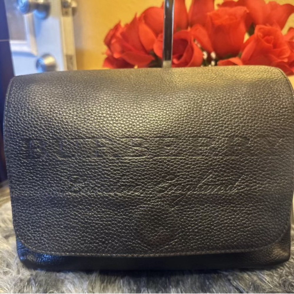 Burberry Leather Black Crossbody Bag